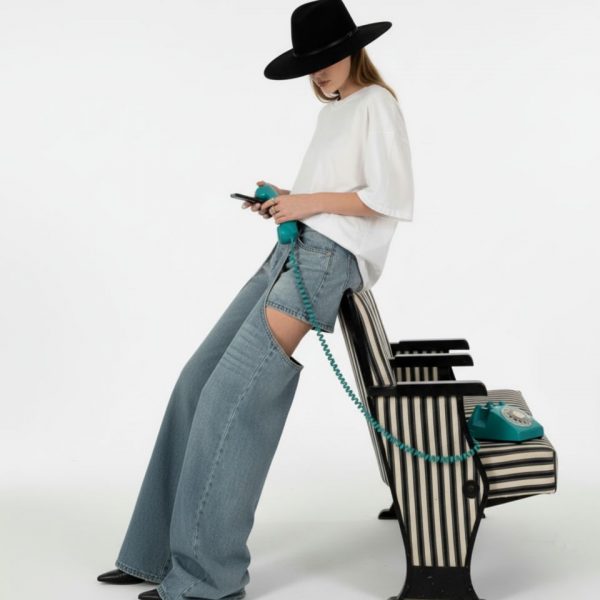 JEANS COMPOSTO DA SHORT CON GAMBA WILD ATTACCATA