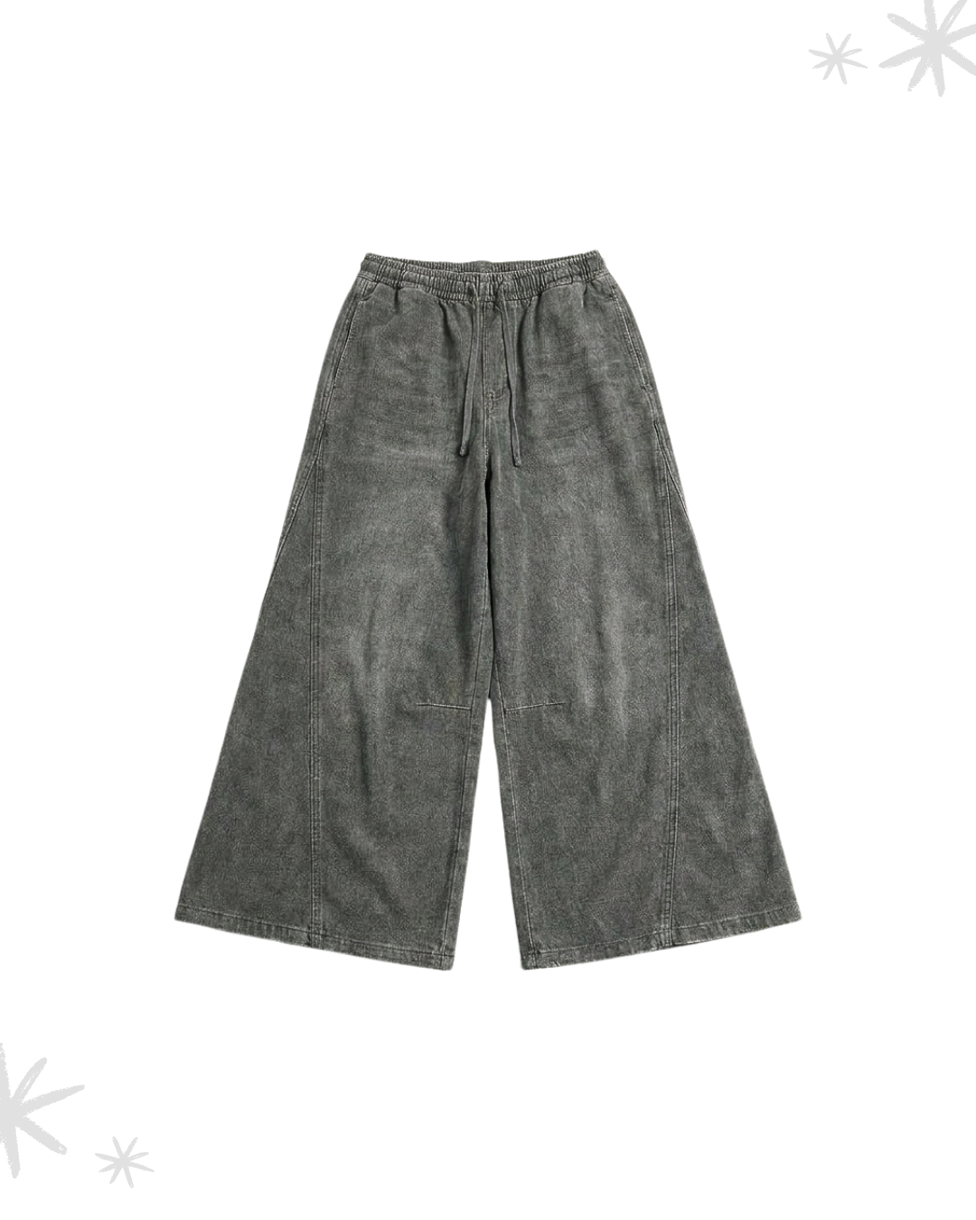PANTALONE TUTA GRIGIO LAVAGGIO VINTAGE SAN MAXI AMPISSIMO