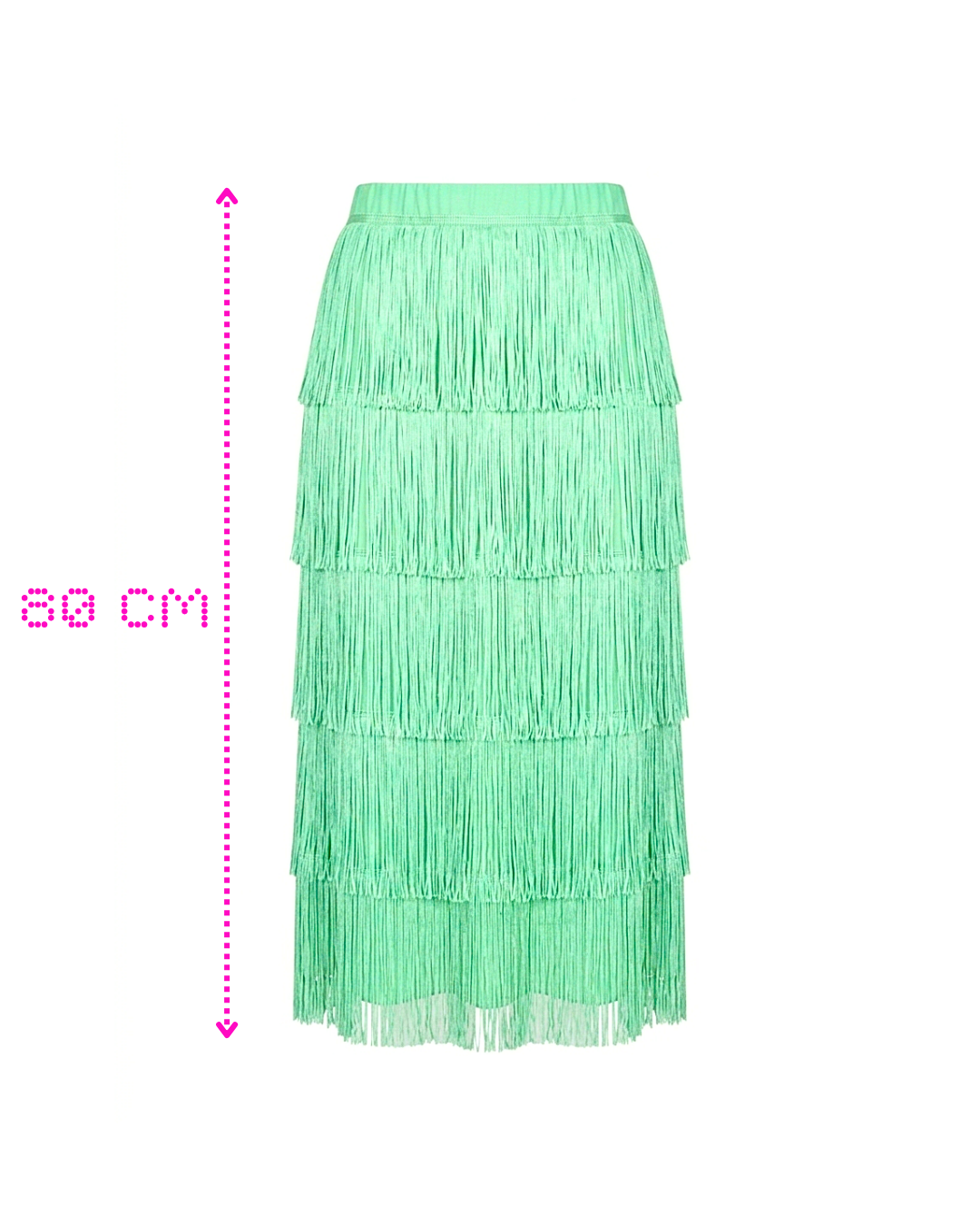 GONNA MIDI SAN FRANGESCA COLOR MENTA