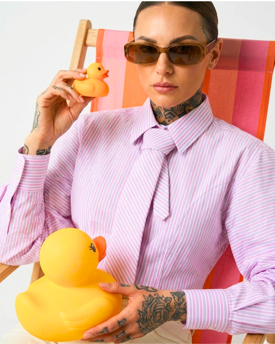 CAMICIA SPALLE A SBUFFO SAN NUVOLA FANTASIA A RIGHE