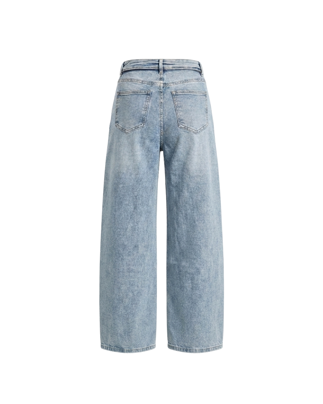 JEANS WIDE LEG SANT'ABBUFFATA VITA RISVOLTATA