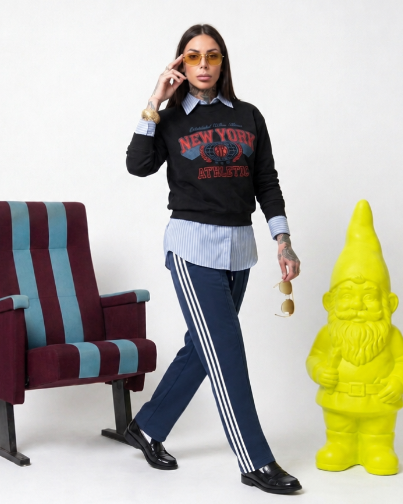 PANTALONI SPORTIVI SAN BLUE TRACKSUIT