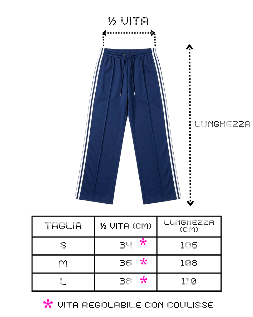 PANTALONI SPORTIVI SAN BLUE TRACKSUIT