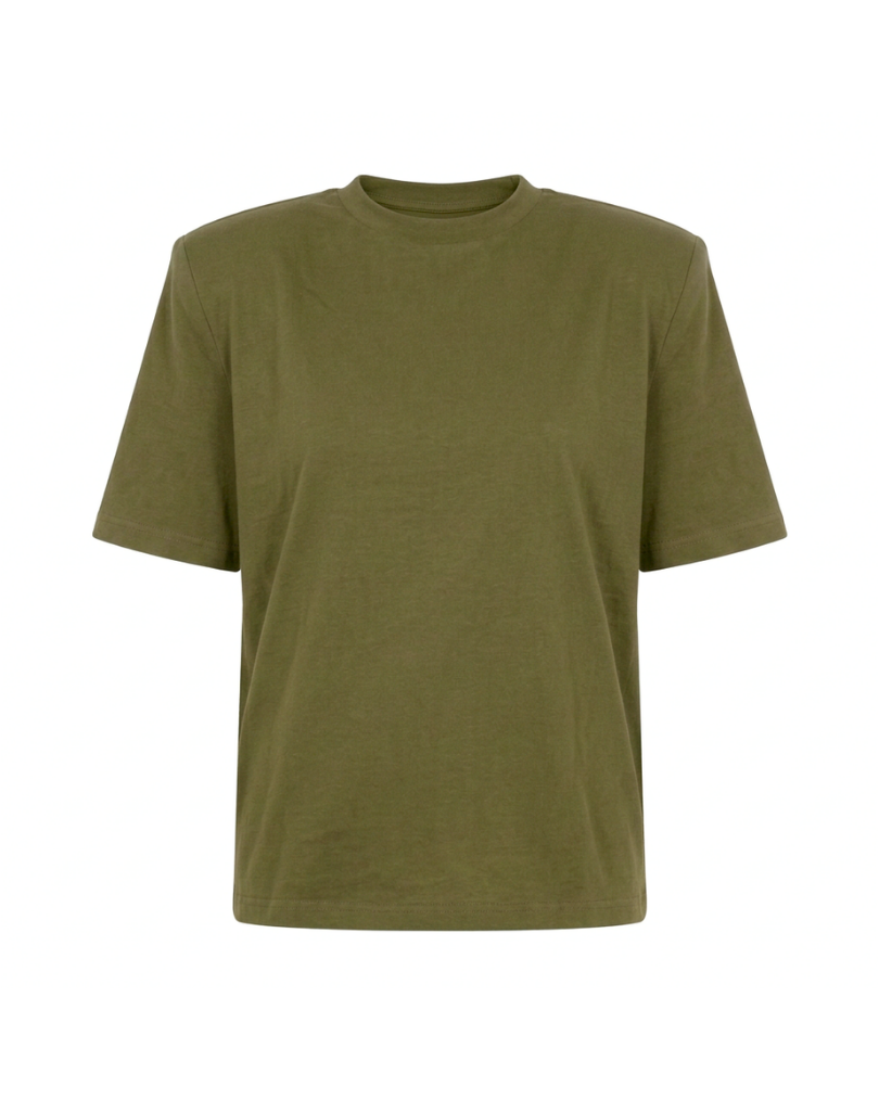 T-SHIRT CON SPALLINE STRUTTURATE SAN STRONG