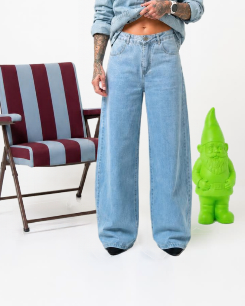 JEANS CHIARO OVERSIZE SAN BLUE BOOM