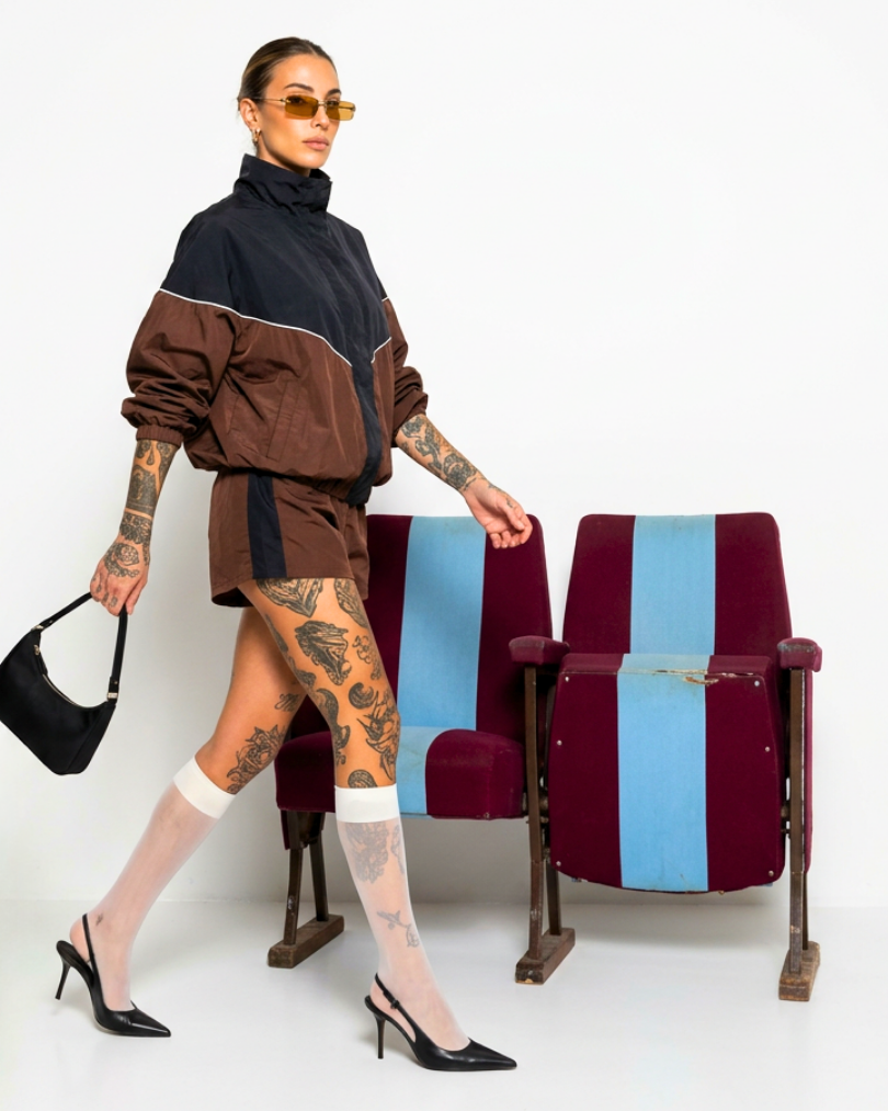 COMPLETO SHORT E GIACCA A VENTO SAN WIND